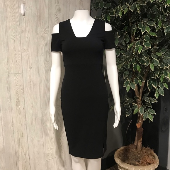 express cold shoulder dress